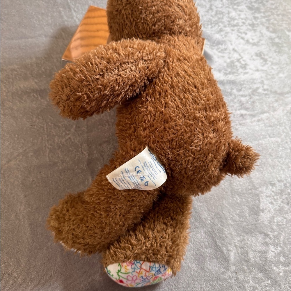 Build-A-Bear Fluffy Brown Teddy with Red Heart - Picture 6 of 7